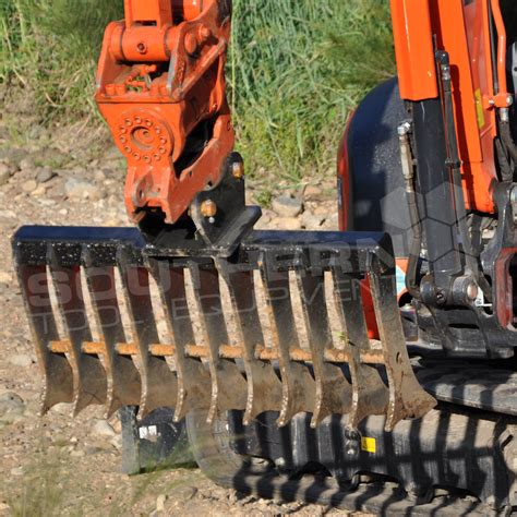 grading rake for mini excavator|attachments for mini excavators.